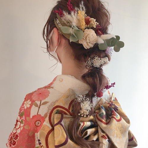 本日までsale！ドライフラワーのヘッドドレス 本日までsale！ドライフラワーのヘッドドレス