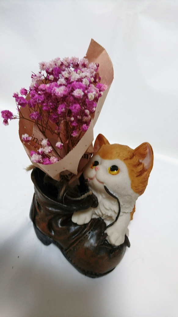 ブーツ猫から ミニ花束プレゼント限定 1枚目の画像