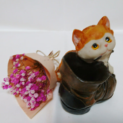 ブーツ猫から ミニ花束プレゼント限定 4枚目の画像