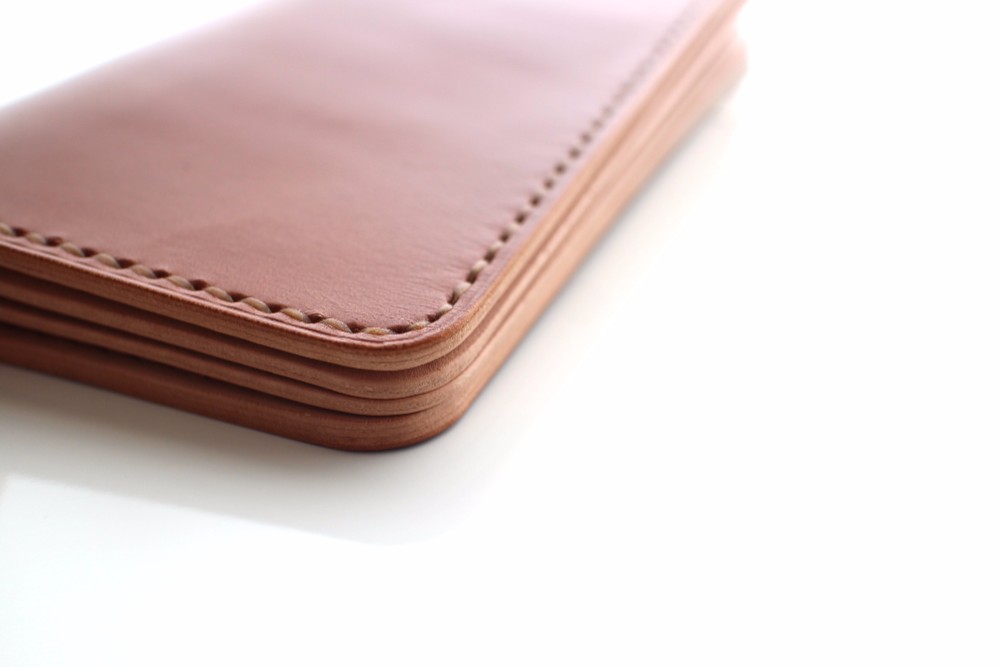 【受注生産品】長財布 ～栃木アニリンキャメル×栃木ヌメ～