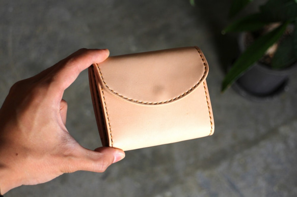 受注生産品】ミニギャルソンウォレット ～栃木ヌメ～ その他ミニ財布