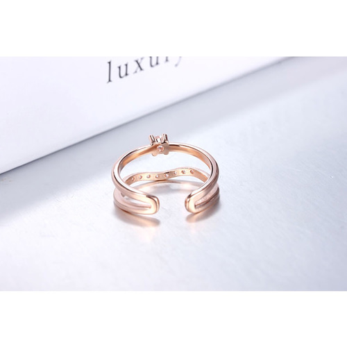 czダイヤ　ダブル　バングル　シルバー czダイヤ ダブル バングル シルバー シルバー) ステンレス製