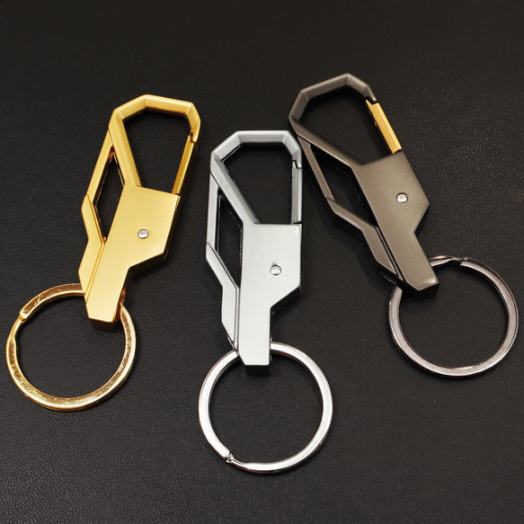 ビーズ屋公ちゃん オリジナル シルバーキーフック Type2 タタキ