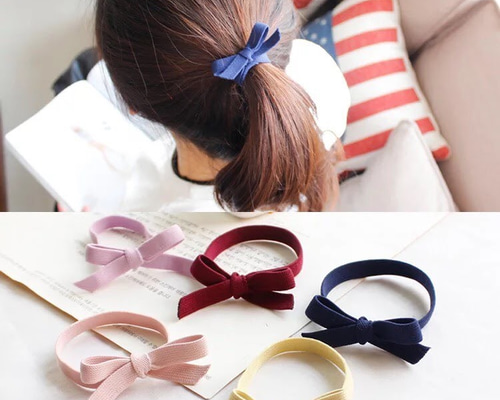 全8色セット リボンヘアゴム 髪ゴム ヘアゴム HaRa 通販 8964406