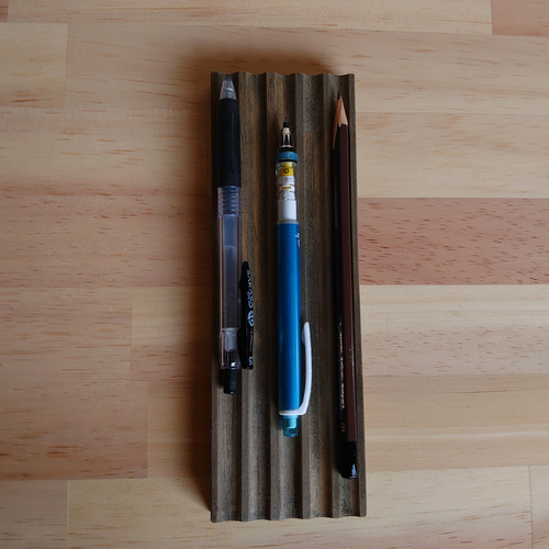 ヴィンテージ風ペン置き、木製 ペンケース level18 通販 7673492