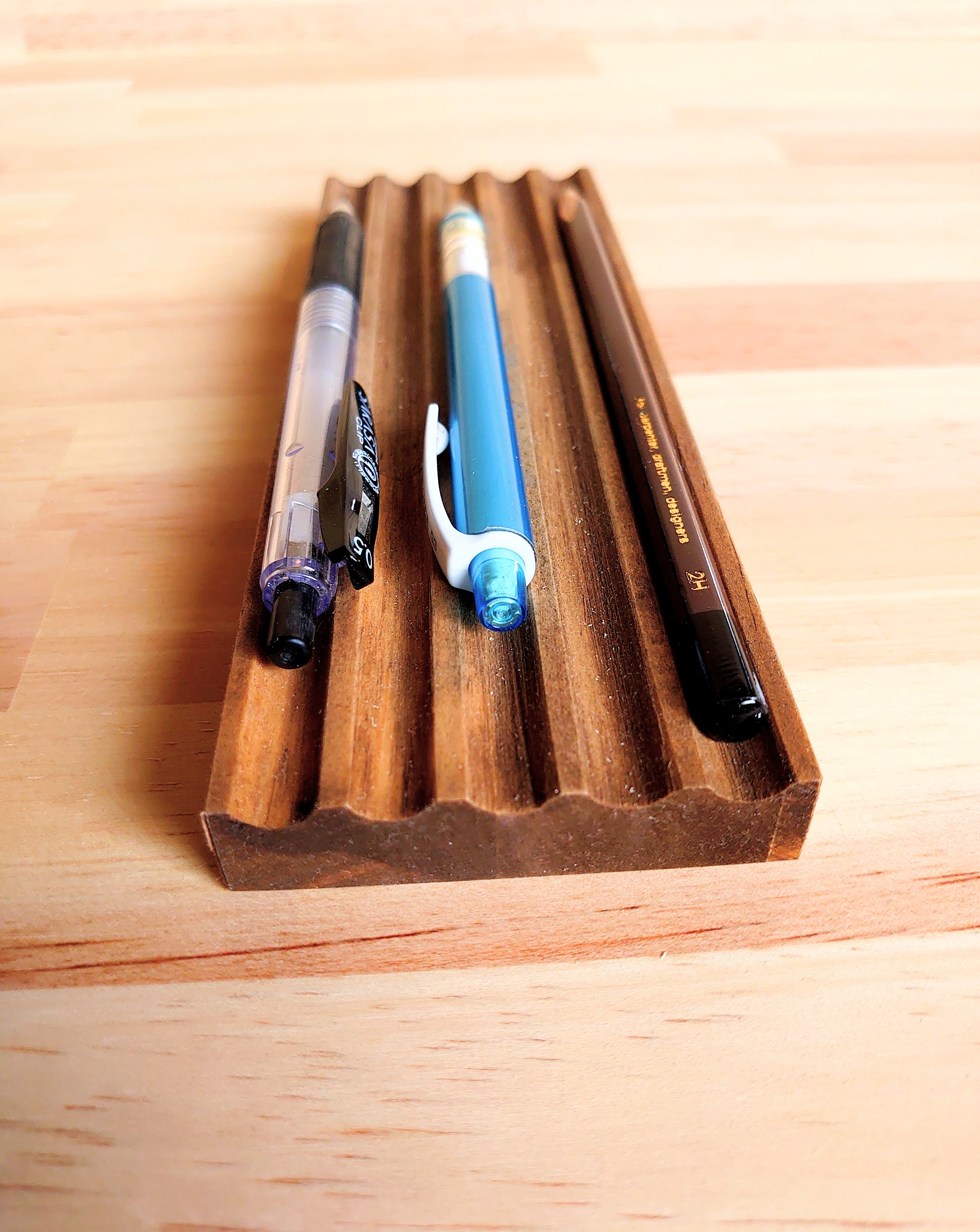 モダンなペン置き、木製 ペンケース level18 通販｜Creema(クリーマ)