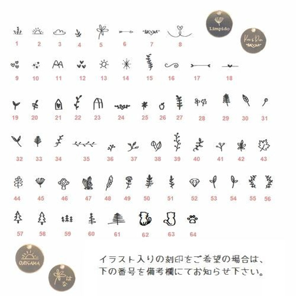 10mm・シルバー製・オリジナル刻印チャーム　＜ネーム・オーダー・名前・漢字・ひらがな＞　 7枚目の画像