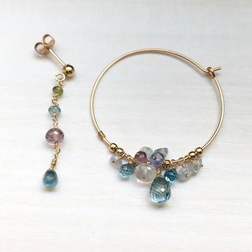 ジュエル*アシンメトリ―ピアス