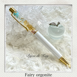 fairy オルゴナイト ボールペン　天然石 1枚目の画像