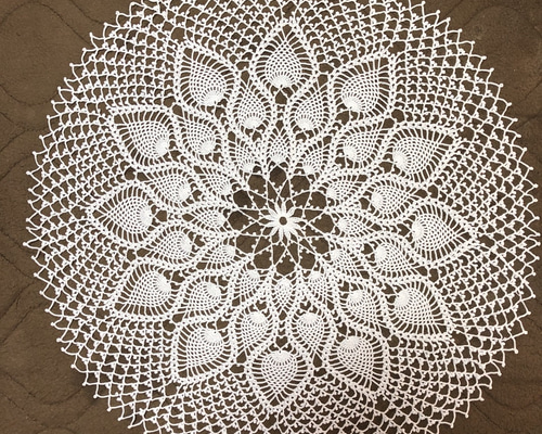 ☆.*レース編みドイリーhandmade.*☆ ハンドメイド＊レース編みドイリーNo.4 その他インテリア雑貨