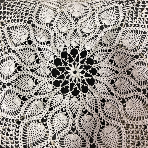 ☆.*レース編みドイリーhandmade.*☆ ちいさなクロッシェレースドイリー 日本ヴォーグ社 より #六角形