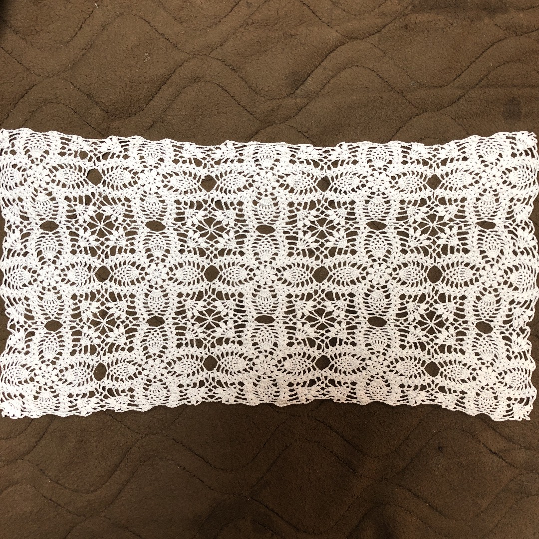 ハンドメイド レース編みドイリーNo.5