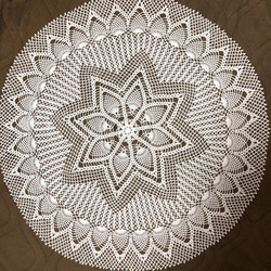 ハンドメイド レース編みドイリー No.6 その他インテリア雑貨 じゃむ