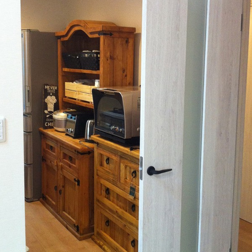 【3/19まで出品となります】中国家具　チェスト　洋服箪笥　木製 Amazon｜タンス 105幅 ローチェスト 3段 ナチュラル 日本製 家具