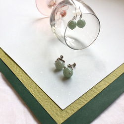 翡翠+ピアス のおすすめ人気通販 検索結果｜Creema(クリーマ  