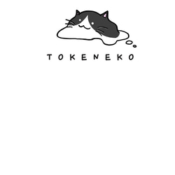 TOKENEKO （シンプルハチワレ）【iphone5/5S/SE/6/6S/7/8/X/XS/XSmax/XR】 3枚目の画像