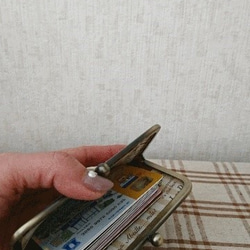 がま口型カードケース（ポケット付き） 5枚目の画像