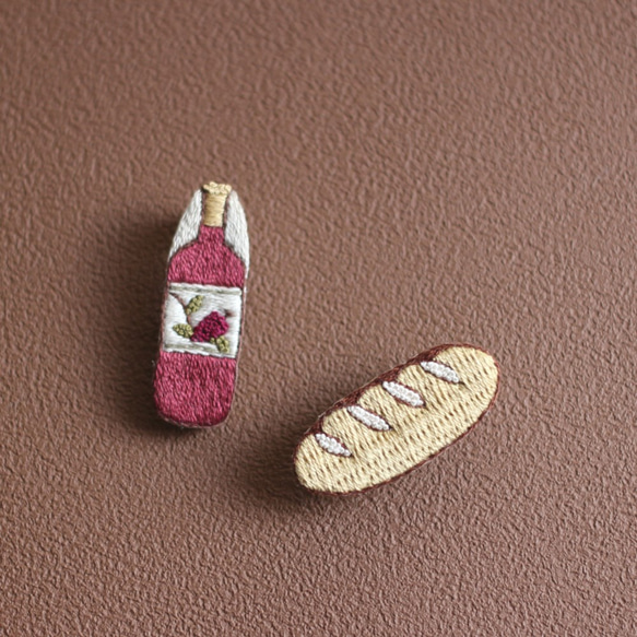 bread 刺繍ブローチ 3枚目の画像