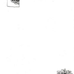 手描きポストカード「花」（額付き） 3枚目の画像