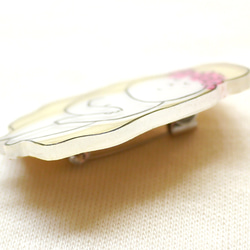 Brooch「花冠の女性／正面」 4枚目の画像