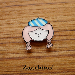 Brooch「帽子の人／空想」 1枚目の画像