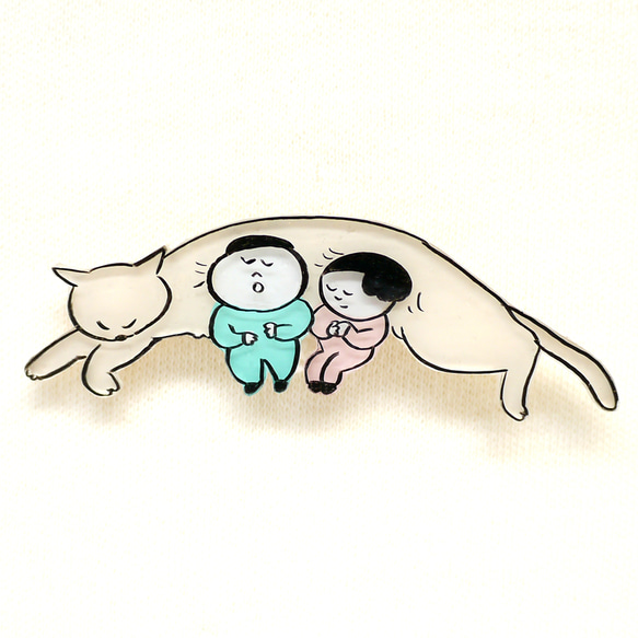 Brooch「猫まくら」 2枚目の画像