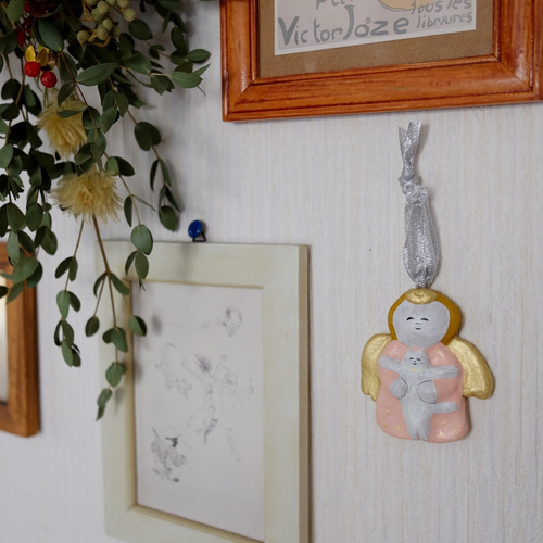 猫と天使のオーナメント その他雑貨 zacchino! 通販 6512976｜Creema