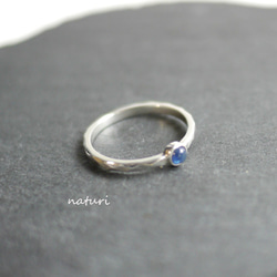 【tronc】sapphire sv925 ring (order) 3枚目の画像