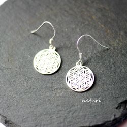 【fleur】sv925 flower of life pierce Ⅱ (2pcs) 1枚目の画像