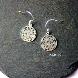 【fleur】sv925 flower of life pierce Ⅱ (2pcs) 2枚目の画像