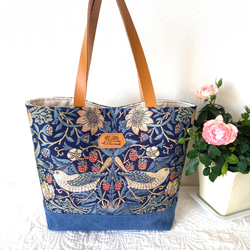 ウィリアムモリス《いちご泥棒》川島織物ジャガード織＆ヴィンテージ  