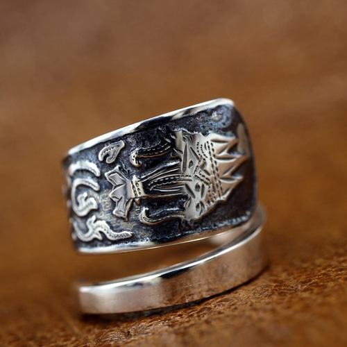 STERLING925 象モチーフ シルバースプーン5本 SIAM SILVER Elephant｜ヴィンテージ｜シルバー｜スプーンリング
