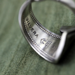 南亞田園裝飾銀戒指 | 復古 | 銀色 | 湯匙形戒指 | 民族 | 東方 | 南亞 | 蒙古 第6張的照片