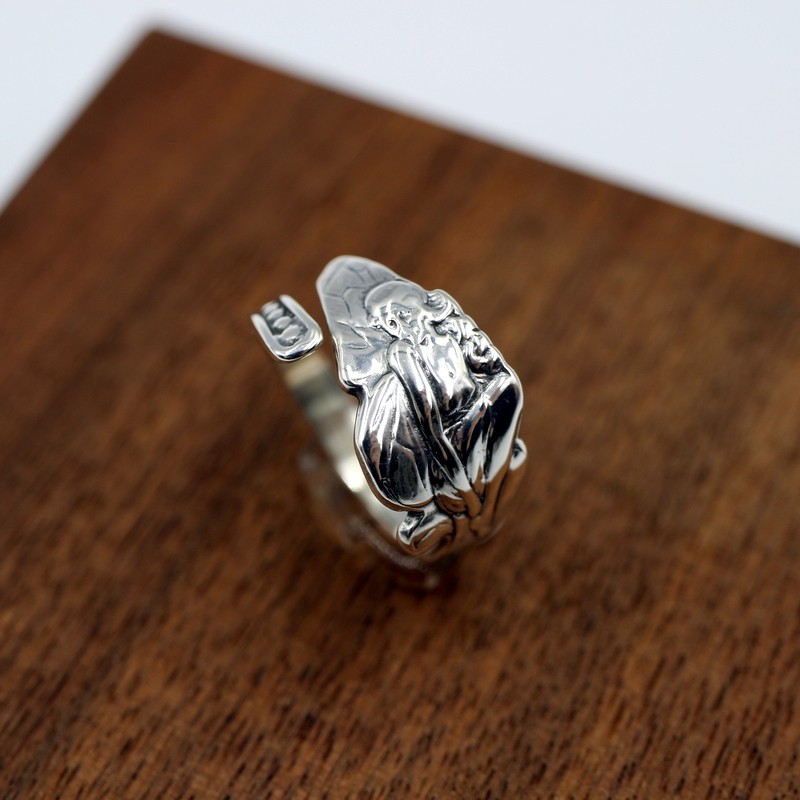 ププッピドゥーっぽい妖精｜ヴィンテージ｜シルバー｜スプーンリング｜フェアリー｜おとぎ話｜童話｜寓話｜ファンタジー｜女の子