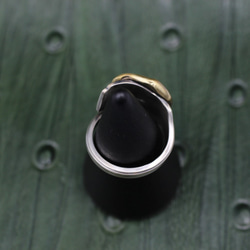 上世紀蠟制的戒指，帶銀勺（斜倚裸體） 第4張的照片
