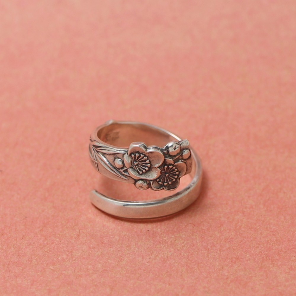 松竹梅｜ヴィンテージ｜シルバー｜和モダン｜伝統｜40歳代～｜リメイクジュエリー｜上品｜綺麗｜末永く使える｜渋い｜大人