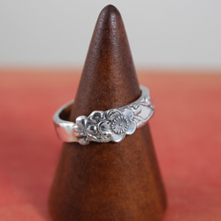 梅花訂婚戒指 | 復古 | 銀 | 湯匙形戒指 | 拇指戒指 | 日本配件 | 現代日本 | 日本 | 傳統 第1張的照片