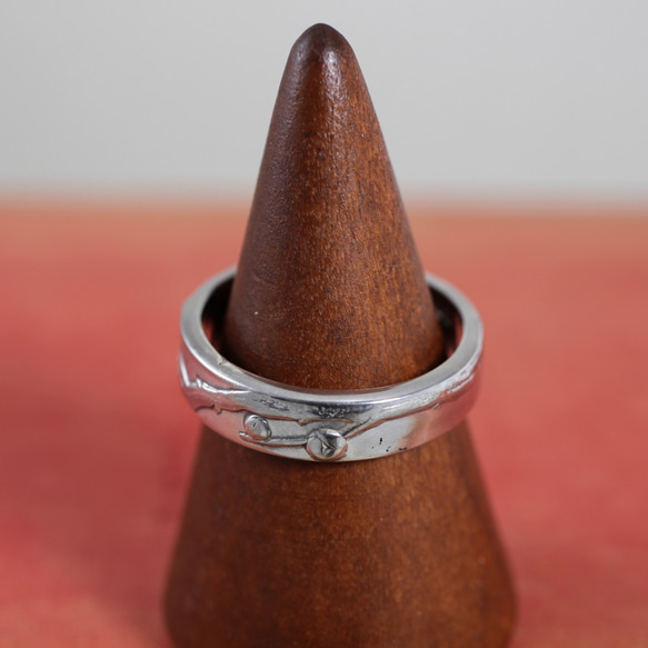 梅花訂婚戒指 | 復古 | 銀 | 湯匙形戒指 | 拇指戒指 | 日本配件 | 現代日本 | 日本 | 傳統 第4張的照片