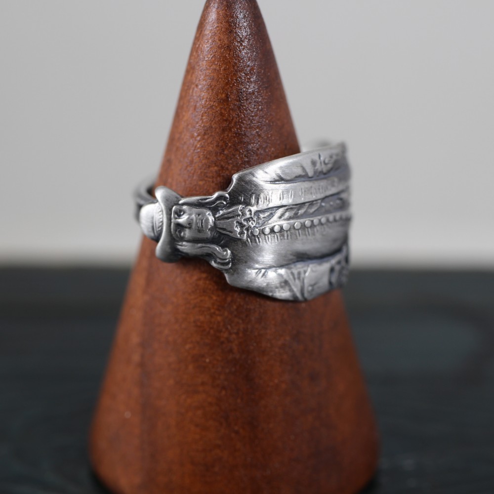 Noblesse Oblige｜ヴィンテージ｜シルバー｜スプーンリング｜貴族の男｜造形美｜一点物｜無骨｜格調高い｜上品