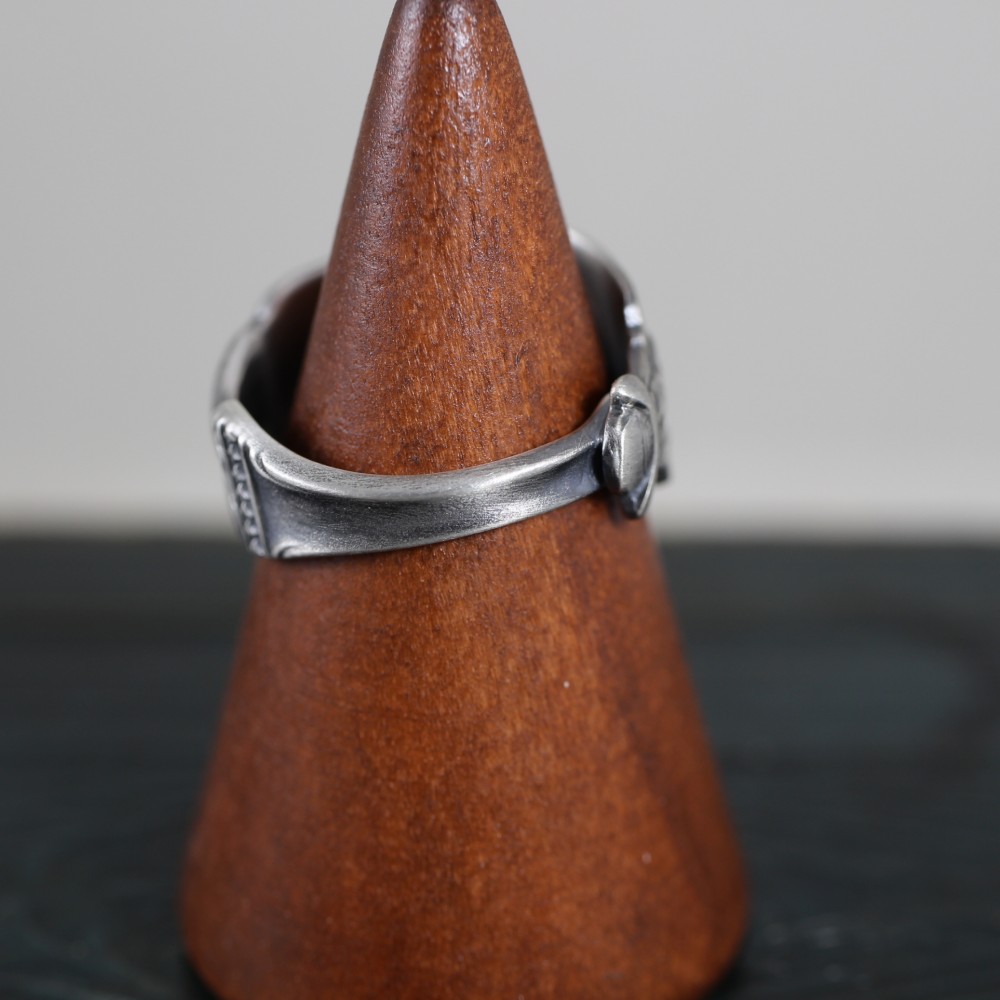 Noblesse Oblige｜ヴィンテージ｜シルバー｜スプーンリング｜貴族の男｜造形美｜一点物｜無骨｜格調高い｜上品