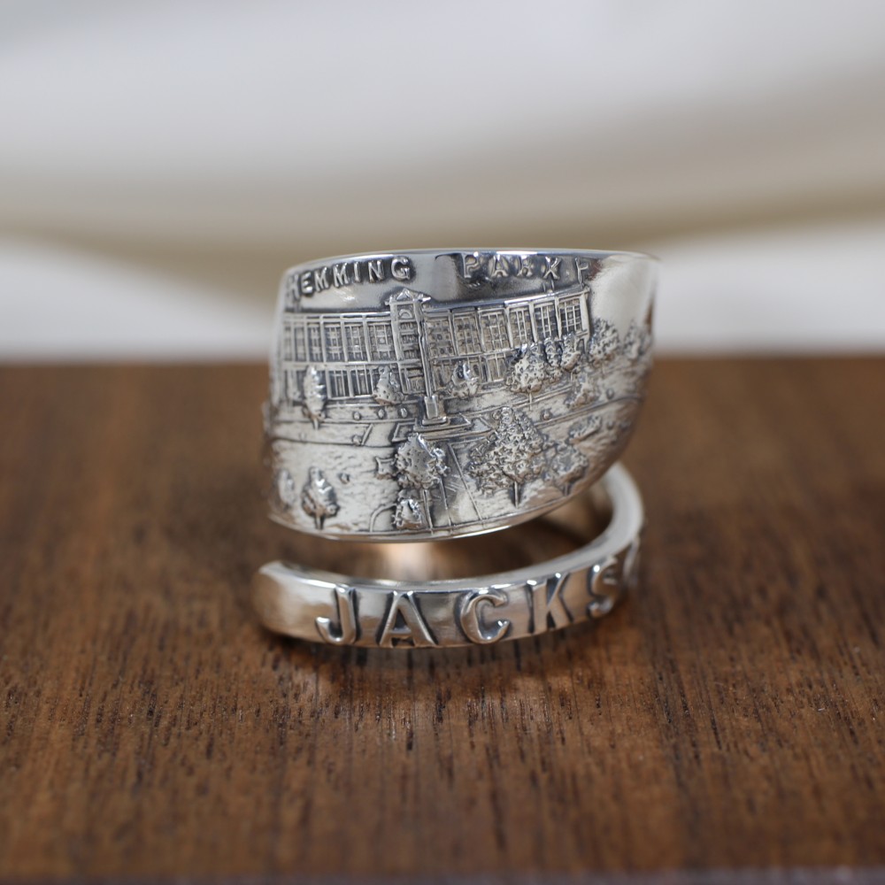 Hemming Park｜ヴィンテージ｜スプーンリング｜シルバー｜北米｜意匠｜造形美｜街｜街路樹｜美麗｜風景