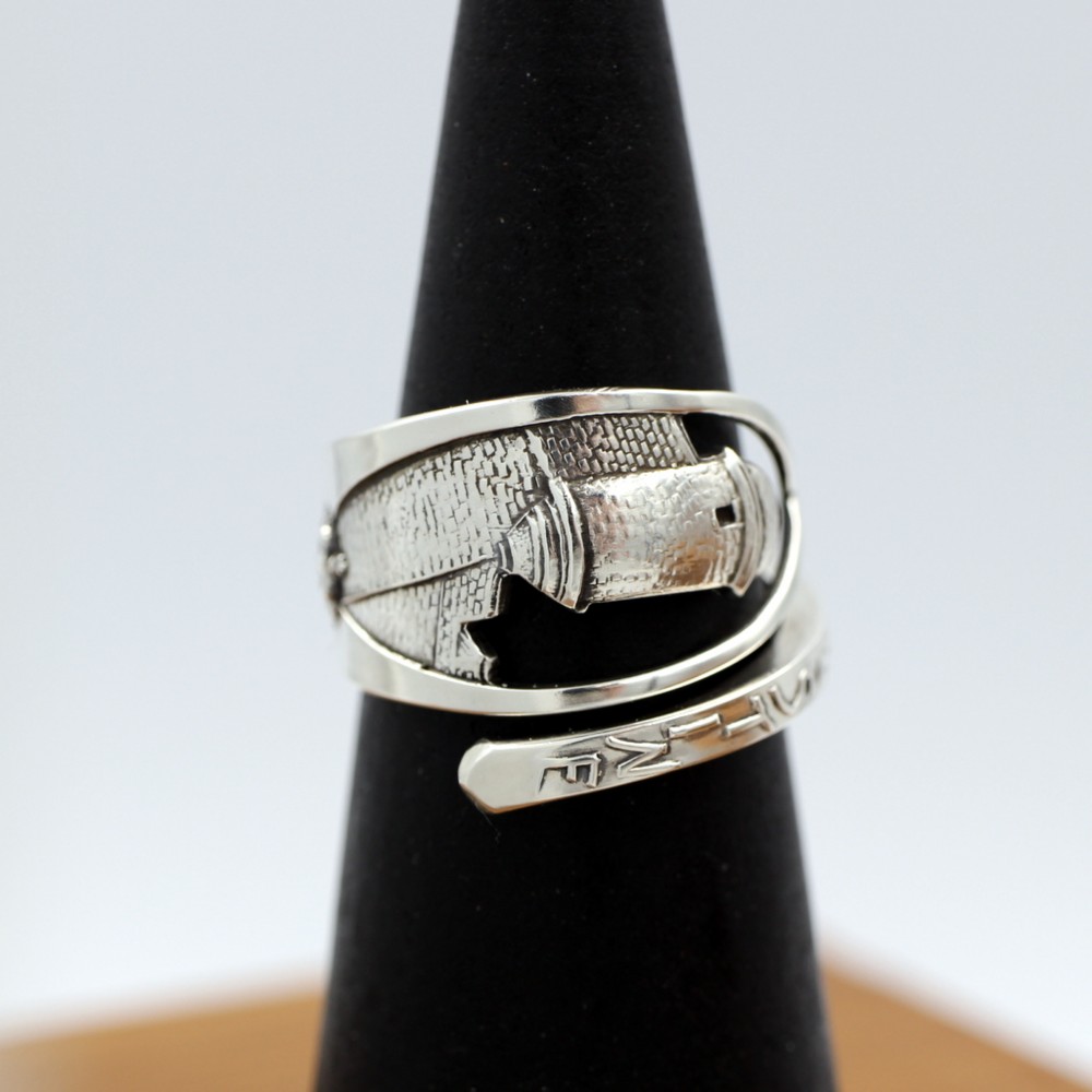 煉瓦の部屋＠ヴィンテージのスプーンをリメイクしたシルバーリング