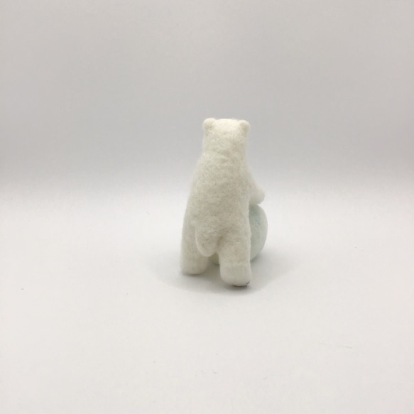 【受注製作】ホッキョクグマのこども（押し） 4枚目の画像