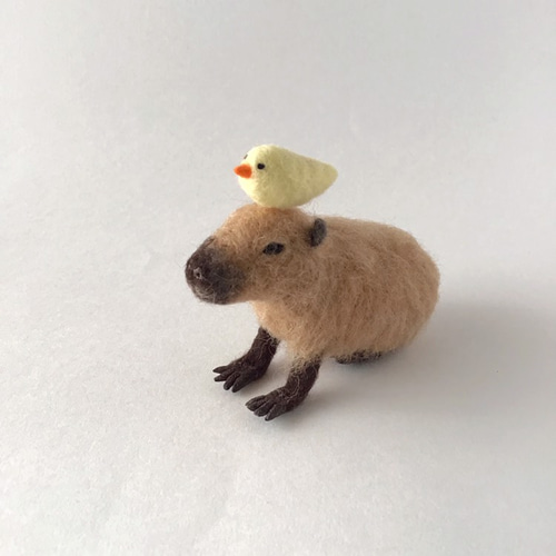 カピバラ 羊毛フェルト higuma 通販 6050858｜Creema(クリーマ) 