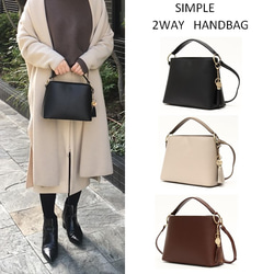 [僅黑色] 簡易 2WAY SHOULDER 第1張的照片