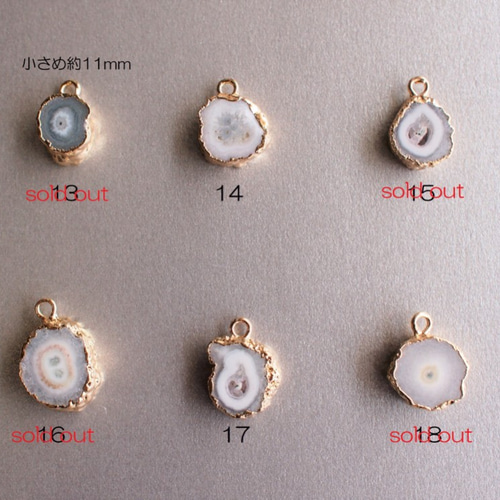 ☆守り石☆天然色 ソーラークォーツ【Sサイズ】14kgf ネックレス