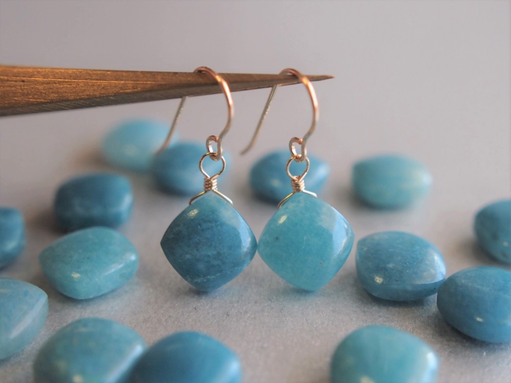 No.1225 大粒 大変希少 宝石質 モルダバイト 平ドロ ピアス イヤリング No.1225 大粒 大変希少 宝石質 モルダバイト 平ドロ ピアス