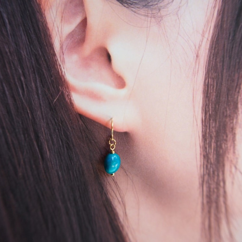 専用④✳︎ブルーオブシディアン　14kgf　天然石ピアス/イヤリング 専用④✳︎ブルーオブシディアン 14kgf 天然石ピアス/イヤリング