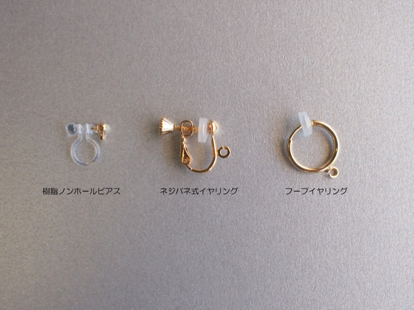 ☆四月誕生石☆裂紋水晶AAA（天然水晶）透明冰耳環（無孔耳環可以更換） 第6張的照片