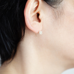 【十週年特別產品】淡水珍珠莓果耳環（S）/金屬配件可換 第7張的照片